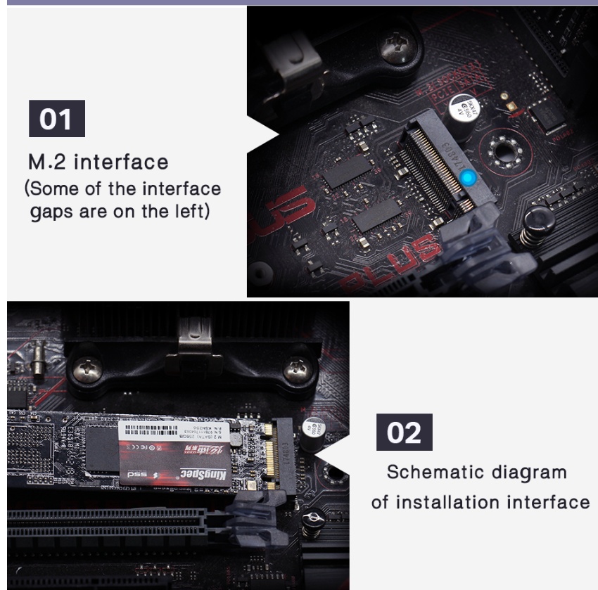 KingSpec M2 SSD 128GB 256GB 482GB 512GB 1TB internal Solid State - Image 4