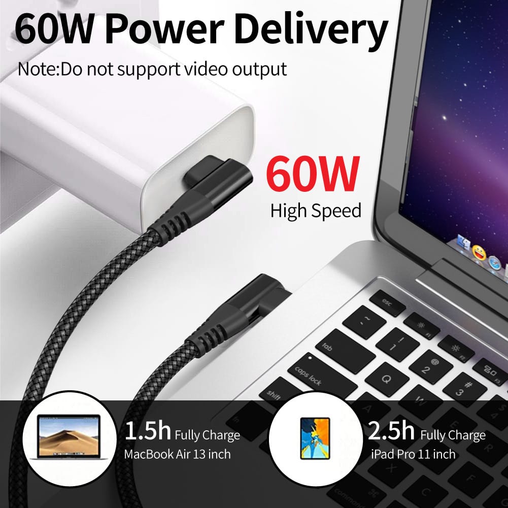 Braided Fast-Charging Cable – USB-C/Lightning Options | SolSnazycat 16785726 4fed 4f74 929f 8b6b3e63e68d