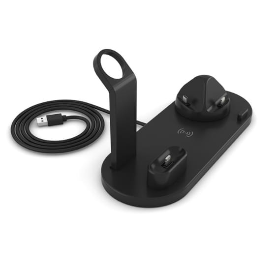 3-in-1 Rotating Charging Stand with 10W Wireless Charging | SolSnazycat 1822283718513