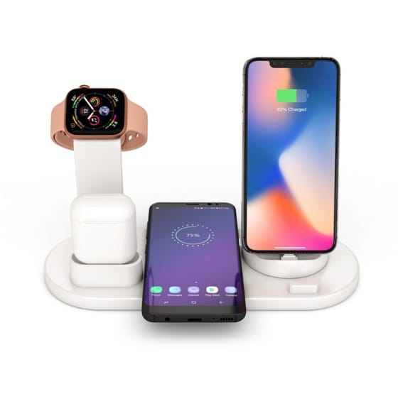3-in-1 Rotating Charging Stand with 10W Wireless Charging | SolSnazycat 2030673555727