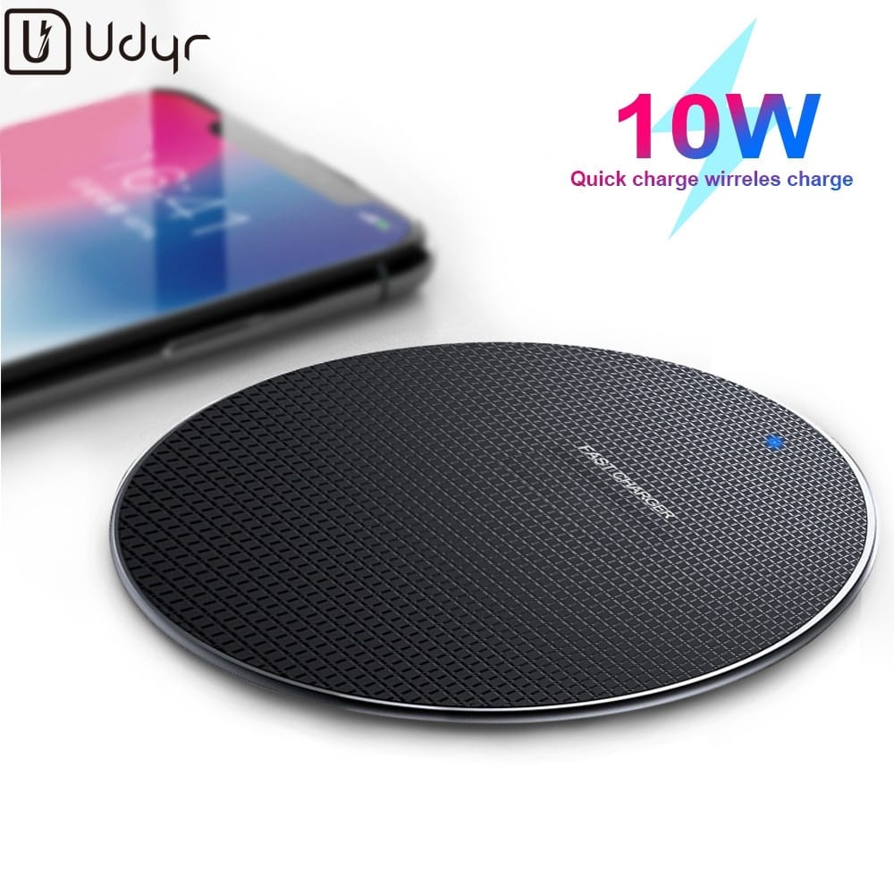 Ultra-Thin Round Wireless Charging Pad – Up to 10W | SolSnazycat 406874231805