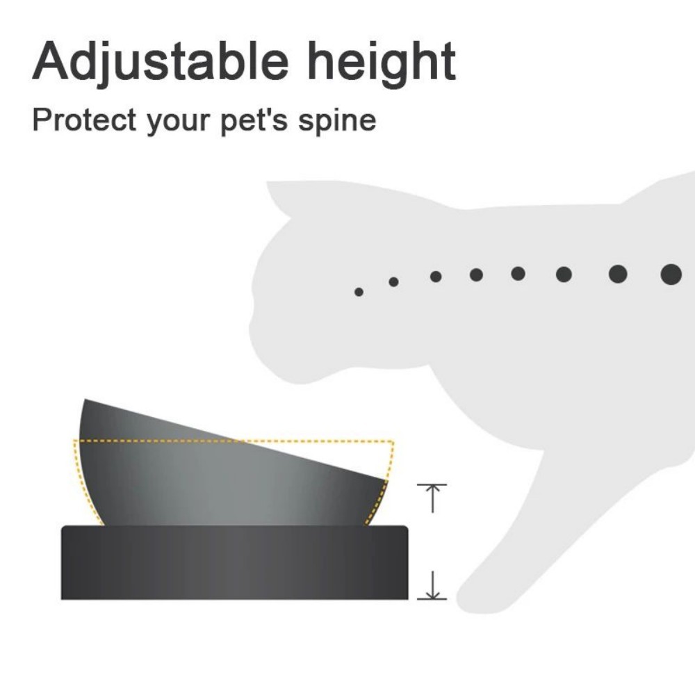 Easy To Clean Stainless Steel Cat Bowl Dog Food And Water Bowls With Stand Metal Cats Dogs Double Single Pet Feeding Feeder Bowl - Image 3