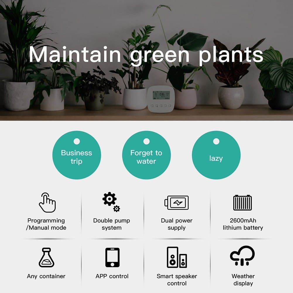 WiFi Rechargeable Plant Watering System | SolSnazycat b7ea0143 1f69 4efa 9d2b 0a39360a7a60